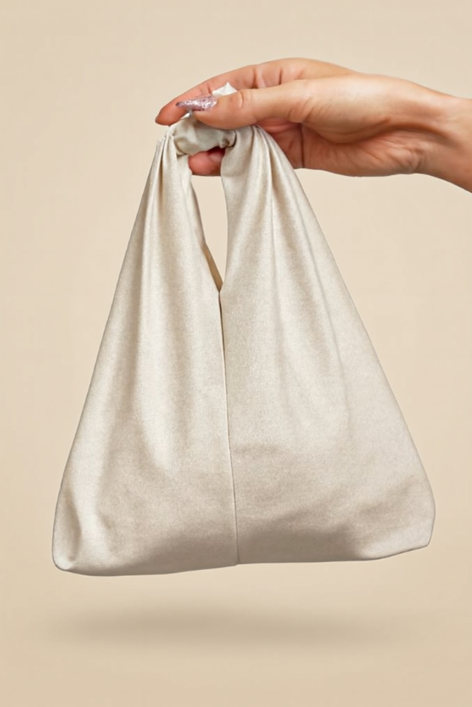 POCHETTE AVORIO LUREX BE BEACH